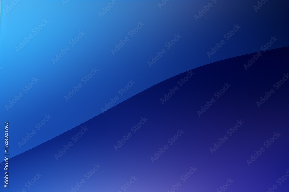 Poster gradient backdrop with smooth transitions from blue to dark shade creating a soothing visual experie