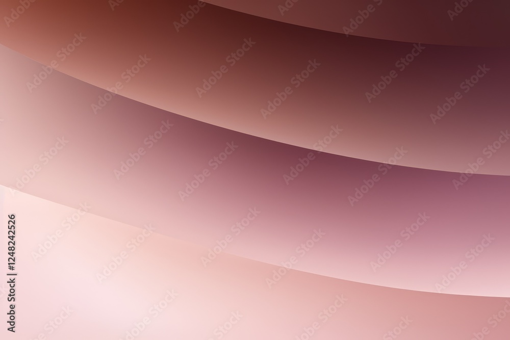 Poster gradient background with soft curves in warm tones creating a calming atmosphere suitable for variou
