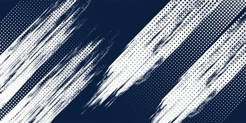 Vector striped pattern, grunge stripe seamless background, black and white brush strokes. grungy stripes. EPS 10