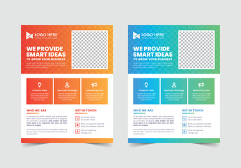 Creative Business Flyer Template | CMYK | US Letter | Print Ready | 0.125 Bleed