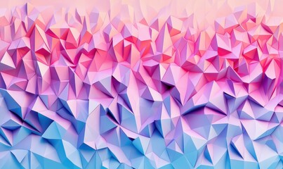 Abstract pink blue low poly background, gradient texture, digital art, website design
