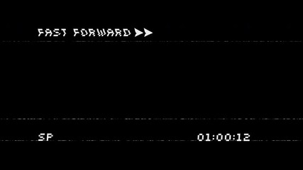 Fast Forward Film overlay with apha channel background