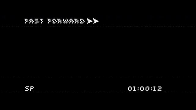 Fast Forward Film overlay with apha channel background