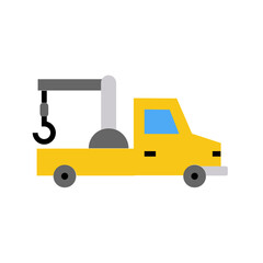 tow truck icon design	