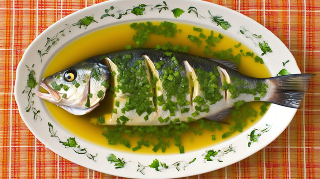 Thai Steamed Fish (Pla Neung Manao)