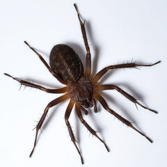 Close-up Detailed View of a Brown Spider, Arachnid, Insect, Nature Photography