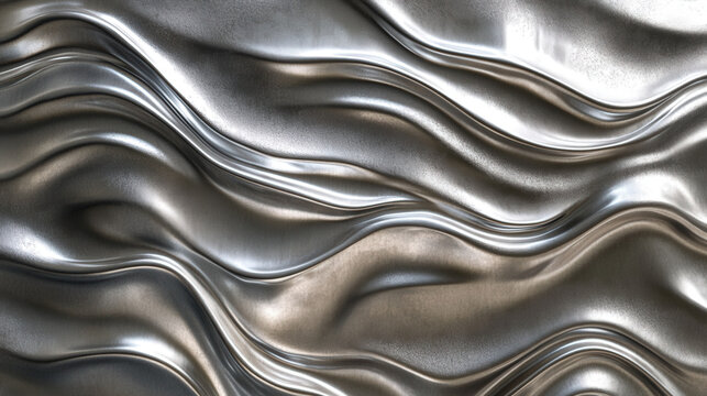 Silver waves and silver surface patterns