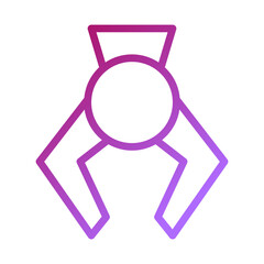 Retro Arcade Claw Game Machine Graphic Element