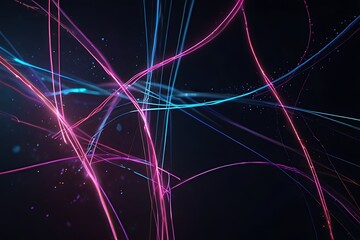 light, fractal, design, wave, illustration, art, color, energy, motion, wallpaper, glowing, vector, bright, backdrop, glow, lights, shine, space, black, technology, lines, futuristic, line, blue, back