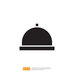 Icon of a Cloche Serving Dish Symbolizing Culinary Service and Hospitality in Restaurant and Catering Settings