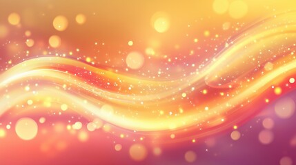 Vibrant dreamy abstract background with flowing shapes in warm pastel tones for creative projects