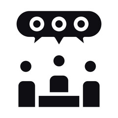 silence a thousand languages solid icon