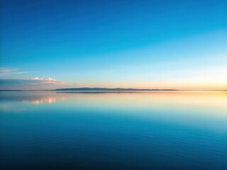 Fototapeta premium Minimalist Water Reflection: Stillness and Serenity in a Pool