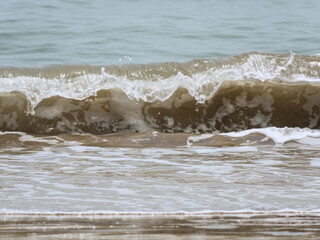 waves on the beach