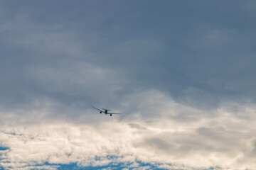 airplane in the sky