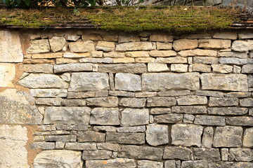 yellow beige sand color stone brick vertical wall