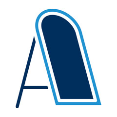 Mirror Blue Color Icon