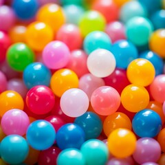 Obraz premium close up of colorful balls