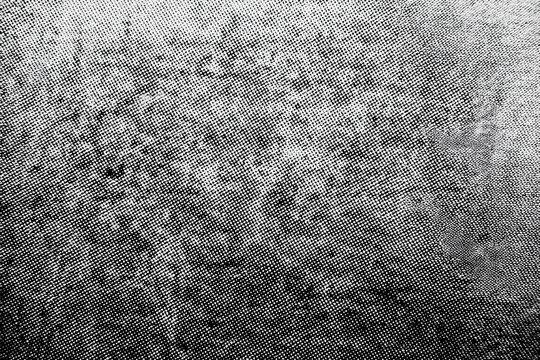 vintage distressed halftone dot background pattern, pop art texture, grunge black printer ink raster dots transparent overlay. Retro comic book or print making creative concept backdrop