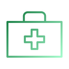 Fototapeta premium First Aid Kit Icon Graphic Medical Symbol