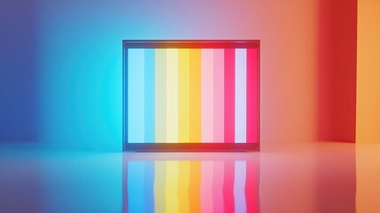 Rainbow Background,Stripes colorful Pattern Background,Red,orange, yellow, green, blue, purple textured bands,banner,copy space,selective focus.