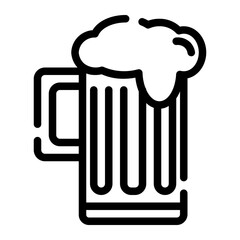 soft drink cut line icon