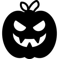 Pumpkin glyph icon