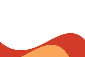 abstract orange wave background