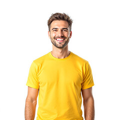 Fototapeta premium Solid color t-shirt mockup design