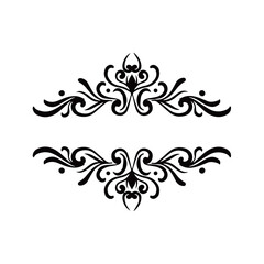 Gold vintage decorative border victorian illustration