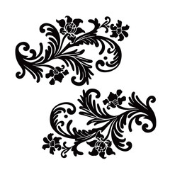 Gold vintage decorative border victorian illustration