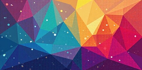 Recolorable vector geometric shapes, ideal for backgrounds & patterns, texture, flat, polygon