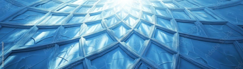 Poster abstract blue patterned textured surface design