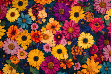 Floral pattern brings vibrant summer vibes and happiness