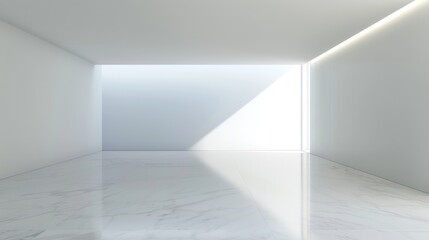 Fototapeta premium empty white room