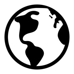 Earth, globe, world icon