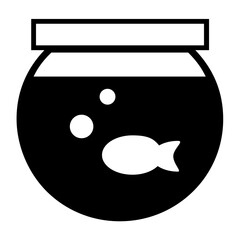 Fish bowl icon 