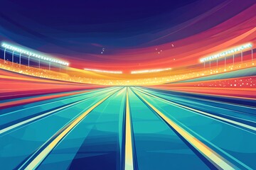 background vector sport track & field