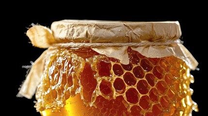 Golden Honeycomb in a Jar: A Delicious and Healthy Natural Sweetener
