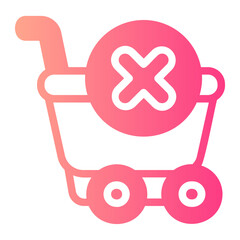 Cancellation gradient icon