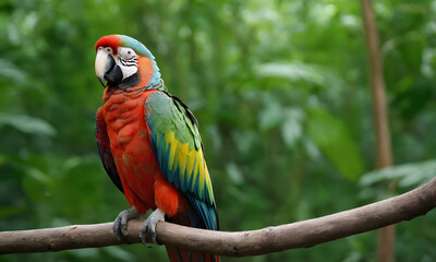 red and green macaw