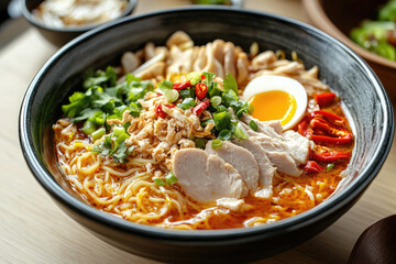 Fresh Greek Salad with Cherry Tomatoes, Feta Cheese, and Herbs on a Dark Rustic Background