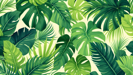 Tropical Leaves Pattern
