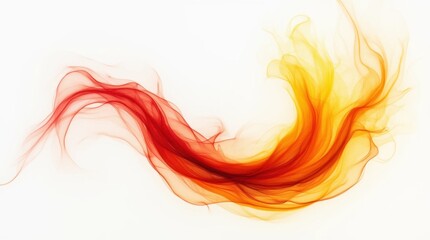 Fototapeta premium Abstract Swirl of Red and Yellow Colors