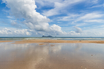 clouds over the sea