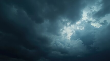 Obraz premium Dramatic Dark Stormy Sky Backdrop