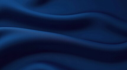 Smooth Elegant Navy Blue Fabric with Reflective Highlights