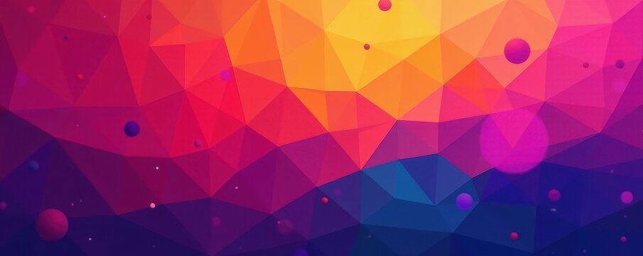 Abstract geometric shapes form vibrant background, bold, background, square