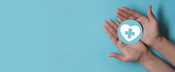 Health insurance concept. Health care checkup and healthy trends. Access to welfare health....
