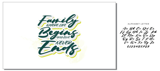 Family where life begins and love never ends- family t shirt design, svg, Family quotes t shirt designs, Saying about Folks, Folks cut files, Folks quotes eps files, Saying of Blood, Doormat Lettering